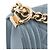 CHANEL - Borsa a tracolla Boy Chanel in pelle liscia blu grigio - vista 7