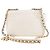 CHANEL - Borsa a tracolla Chanel 19 in pelle liscia bianca Bianco - vista 3
