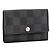 LOUIS VUITTON - Pochette clés Louis Vuitton en toile enduite damier graphite Black - view 2
