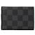 LOUIS VUITTON - Pochette clés Louis Vuitton en toile enduite damier graphite Black - view 3