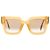 FENDI - Gafas de sol Fendi en acetato marrón claro Castaño - vista 2