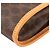 Céline CELINE - Vintage braune Macadam beschichtete Leinwand Celine Pochette - Ansicht 7