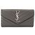 Autre Marque SAINT LAURENT - Cartera Saint Laurent Cassandre en piel granulada gris