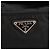 PRADA - Pochette in Re-Nylon Prada e pelle saffiano nera Nero - vista 5