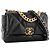 CHANEL - Borsa a tracolla Chanel 19 in pelle liscia nera Nero - vista 2