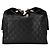CHANEL - Borsa a tracolla Chanel 25 medium in pelle martellata nera Nero - vista 3