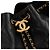 CHANEL - Borsa a tracolla Chanel 25 medium in pelle martellata nera Nero - vista 5