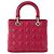 Autre Marque DIOR - borsa a mano Lady Dior medium in pelle cannage rosa - vista 3