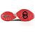 GUCCI - Sneakers Run Gucci in tela monogrammata rossa e nera (T45) Nero - vista 3