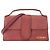 JACQUEMUS - Borsa a tracolla Le Grand Bambino Jacquemus in nubuck bordeaux Bordò