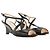 PRADA - Sandali con tacco compensato Prada in pelle liscia nera (T37) Nero