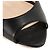 PRADA - Sandali con tacco compensato Prada in pelle liscia nera (T37) Nero - vista 5