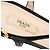 PRADA - Sandali con tacco compensato Prada in pelle liscia nera (T37) Nero - vista 8