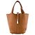 HERMÈS - Borsa a mano Hermès Picotin 18 in pelle clémence marrone gold