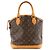 LOUIS VUITTON - Lock It Louis Vuitton Handtasche aus vintage monogrammée Canvas Braun
