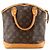 LOUIS VUITTON - Lock It Louis Vuitton Handtasche aus vintage monogrammée Canvas Braun - Ansicht 3
