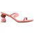 JACQUEMUS - Mules Vallena Jacquemus in camoscio e paillettes rosa (T37) - vista 2
