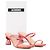 JACQUEMUS - Mules Vallena Jacquemus in camoscio e paillettes rosa (T37) - vista 6