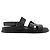 HERMES - Sandali Genius Hermès in pelle liscia nera (T39) Nero - vista 2