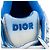 Autre Marque DIOR - Sneakers CD1 Dior in tela e pelle blu e bianca (T42) - vista 5