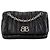 BALENCIAGA - Borsa a tracolla Monaco Small Balenciaga in pelle liscia nera Nero