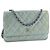 CHANEL - Borsa a tracolla Wallet On Chain Classic/Timeless Chanel in pelle verniciata blu-verde - vista 2