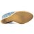 GUCCI - Sandali con zeppa Gucci in denim monogram blu (T39) - vista 3