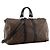 LOUIS VUITTON - Borsa da viaggio Louis Vuitton Keepall 45 in tela monogram coated e pelle nera Marrone - vista 2