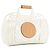 FENDI - Fendi Basket Shopper-Bag aus weißem PVC und braunem Leder - Ansicht 2