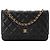 CHANEL - Borsa a tracolla Wallet On Chain Classic/Timeless Chanel in pelle caviar nera Nero