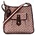 LOUIS VUITTON - Sac à bandoulière Mary Kate Louis Vuitton en toile monogrammée bordeaux Dark red
