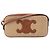 Céline CELINE - Borsa a tracolla Triomphe Camera in tela e pelle tan marrone