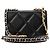 CHANEL - Borsa a tracolla Wallet On Chain 19 in pelle liscia nera Nero - vista 3