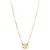 CHANEL - Collana CC Round Chanel in metallo dorato con strass D'oro