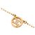 CHANEL - Collana CC Round Chanel in metallo dorato con strass D'oro - vista 2