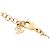 CHANEL - Collana CC Round Chanel in metallo dorato con strass D'oro - vista 4