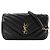 Autre Marque SAINT LAURENT - Borsa a tracolla Loulou medium Saint Laurent in pelle liscia nera Nero