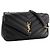 Autre Marque SAINT LAURENT - Borsa a tracolla Loulou medium Saint Laurent in pelle liscia nera Nero - vista 2