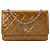 CHANEL - Borsa a tracolla Classique/Timeless Wallet On Chain Chanel in pelle verniciata marrone