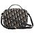 Autre Marque DIOR - Borsa a tracolla 30 Montaigne Pouch Dior in tela Dior Oblique blu navy e beige - vista 3
