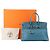 HERMÈS - Borsa a mano Hermès Birkin 35 in pelle clémence bleu jean Blu - vista 13