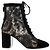Autre Marque DIOR - Stivaletti con tacco Naughtily-D Dior in rete trasparente e camoscio nero (T36) - vista 2
