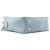 BALENCIAGA - Borsa a tracolla Triangle Duffle Balenciaga in pelle grana blu - vista 4