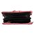 PRADA - Borsa a tracolla Prada Cahier in pelliccia rosa e pelle liscia nera - vista 4