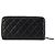 CHANEL - Portafoglio lungo Classic/Timeless in pelle liscia nera Nero - vista 2