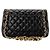 CHANEL - Borsa a tracolla Classic/Timeless Jumbo Chanel in pelle liscia nera Nero - vista 3