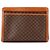 CÉLINE - Pochette Celine en toile enduite macadam marron vintage Brown - view 3