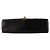 CHANEL - Vintage schwarze glatte Leder Classic/Timeless Chanel Schultertasche - Ansicht 4