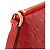 LOUIS VUITTON - Borsa a tracolla Mazarine Louis Vuitton in pelle empreinte rossa Rosso - vista 6