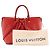 LOUIS VUITTON - Borsa a tracolla Mazarine Louis Vuitton in pelle empreinte rossa Rosso - vista 9